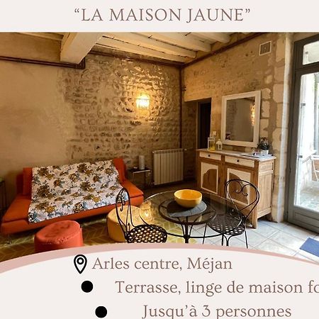 "La Maison Jaune" Arles Centre Terrasse Eksteriør billede